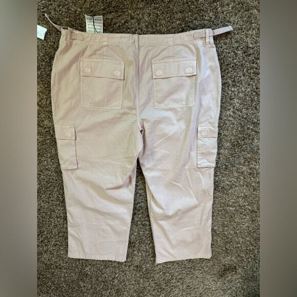 Sanctuary Women's Reissue Baby Cord Wide Leg Cargo Pants Size 2X #1449 - Picture 12 of 13